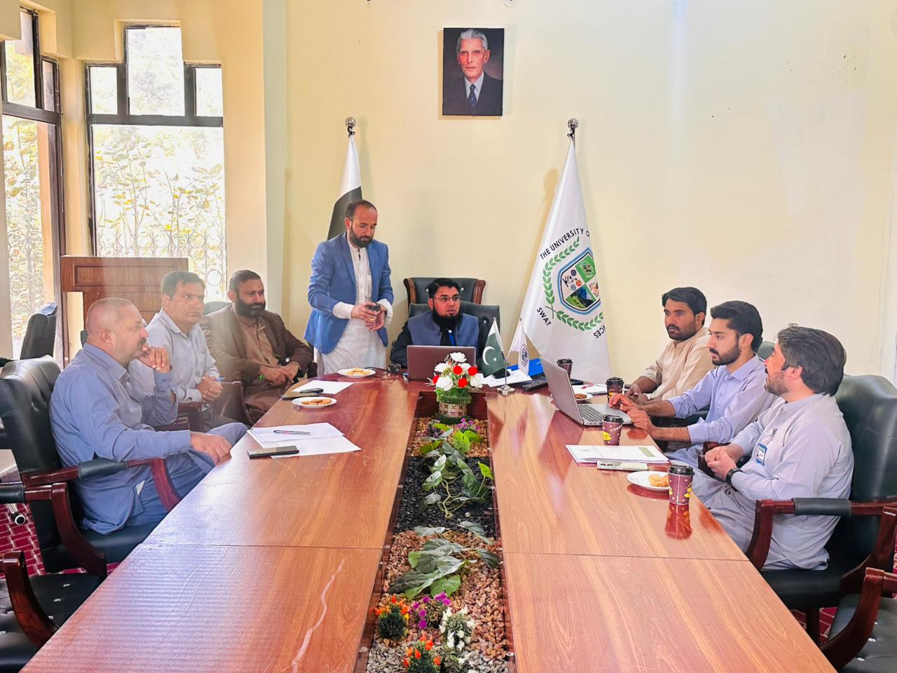 First internal meeting of the Quality Enhancement Cell (QEC)