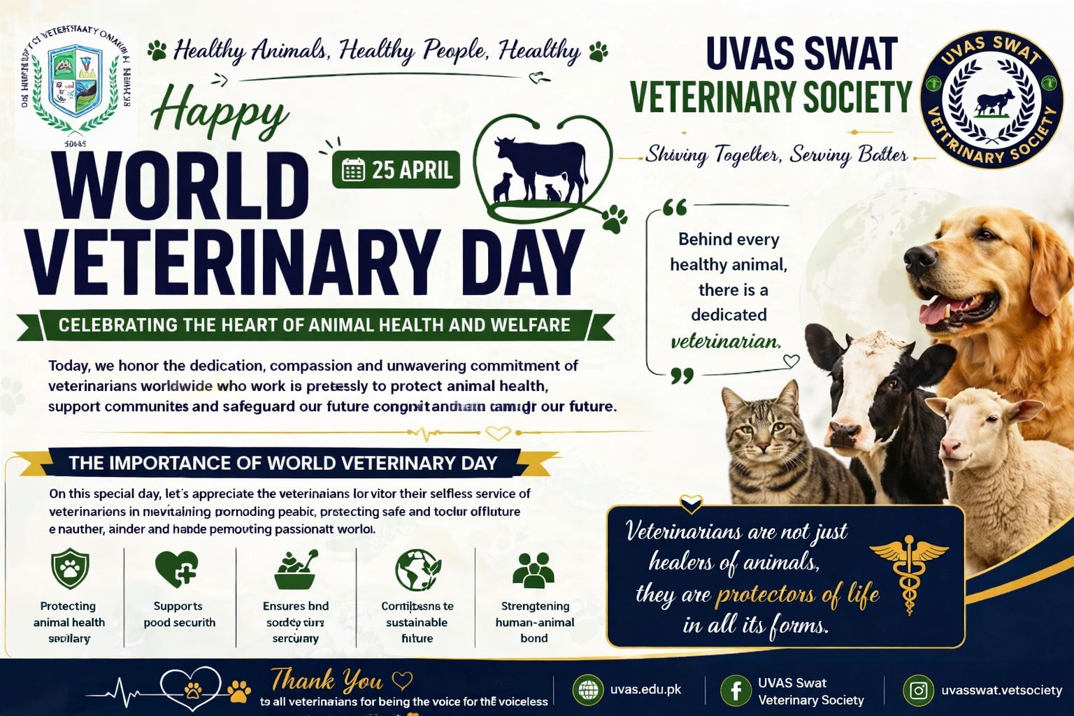 Happy World Veterinary Day(2026).