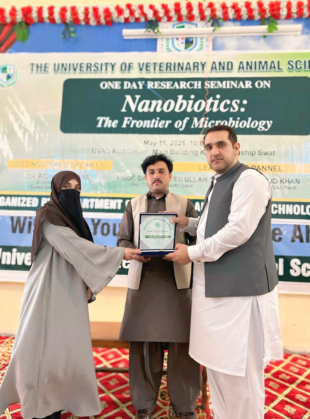 UVAS Swat Hosts Successful Research Seminar on โNanobioticsโ