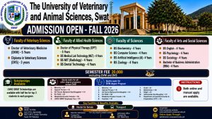 ADMISSIONS OPEN – FALL 2026