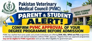 PVMC Alert: Students Advised to Verify Degree Programme Approval Before Admission